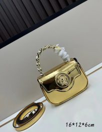 Golden Aura Belted Statement Bag (Ref: BG016)
