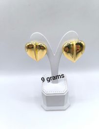 Golden Heartbeat Earrings (Ref: JW003)