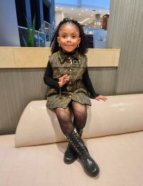 Beautiful Dress, Shoes & Leggings Set for Girls (Ref: KW015)