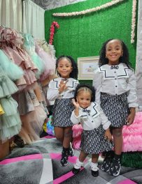 Beautiful Kids’ Top & Skirt Set – Stylish Comfort in Every Size (Ref: KW012)