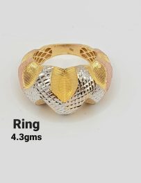 Dual-Tone Elegance Ring  (Ref: JW018)