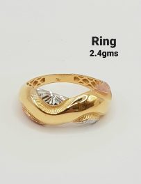 Dual-Tone Elegance Ring  (Ref: JW020)