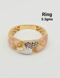 Dual-Tone Elegance Ring  (Ref: JW022)